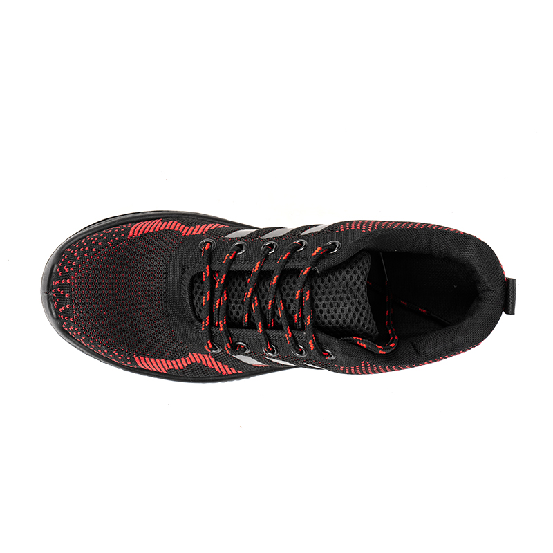 426-کفش ایمنی قرمز PU پایین تنفسی قرمز 426-کفش ایمنی قرمز PU پایین تنفسی قرمز